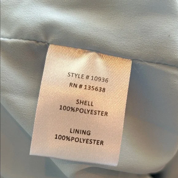 NWT Hutch Strapless Ruched Dress in Pink and Blue Floral with Gorgeous Overskirt - Picture 9 of 9